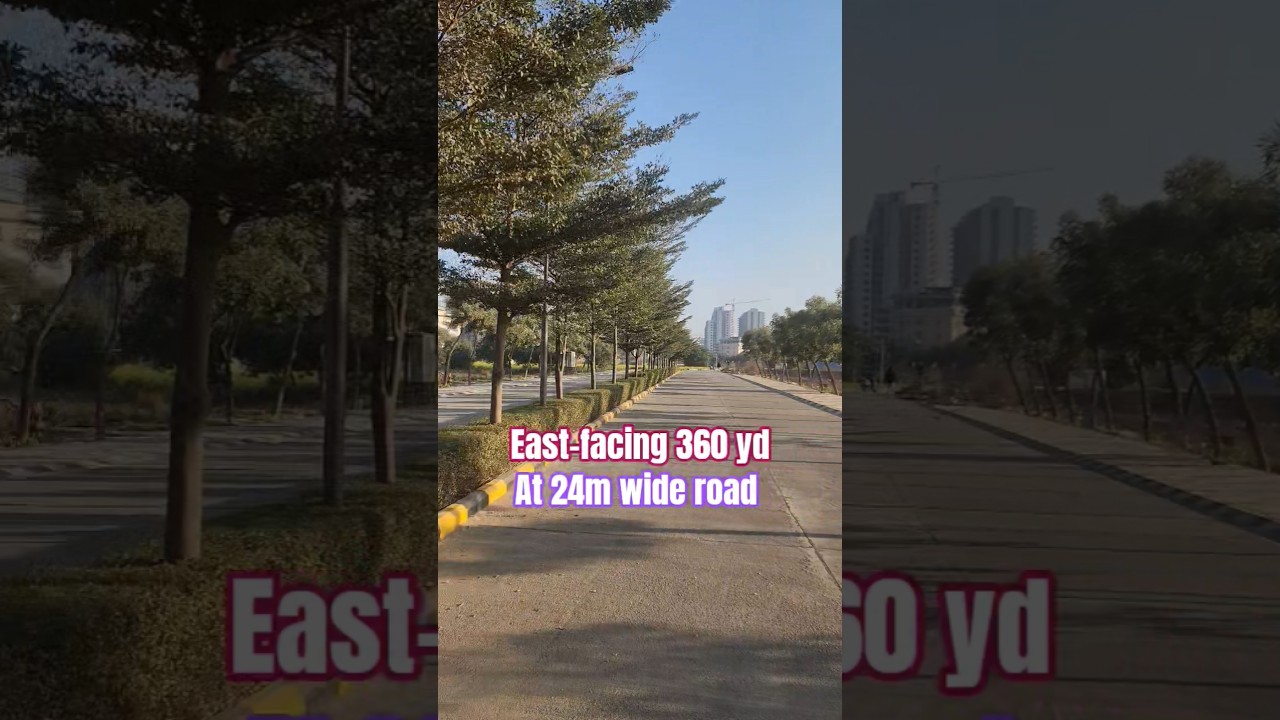 ✨ A vastu-perfect east facing 360 sqyd plot in Orris Woodview 🏡 DM for details 90536-33310 📥