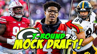 Green Bay Packers 7 round Mock Draft 9.0 | ONE Week Away!