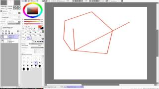 Как рисовать помощю программы PaintTool SAI screenshot 5