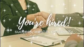 ✨ACE EVERY JOB INTERVIEW✨⚠️Intense subliminal ⚠️✨ Attract extreme wealth   desired career [Lofi]