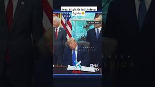 Details Trump Fall Asleep Just After Ranting About Sleepy Joe Biden 😂 #trump #kimmelinbrooklyn #uspolitics Update