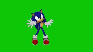 Sonic The Hedgehog Dancing To Gangsta's Paradise Green Screen