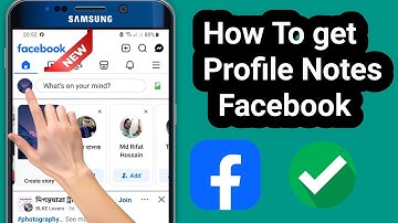 Fix Facebook profile notes option not showing | how to get profile notes on Facebook