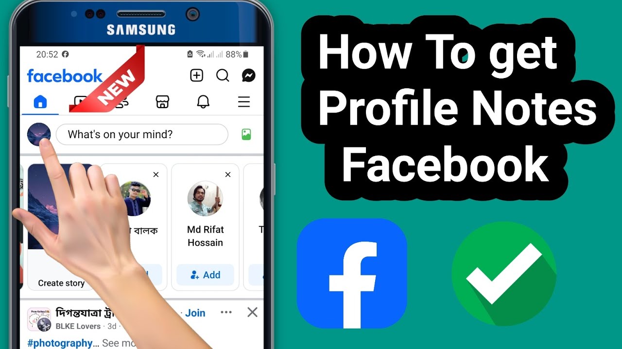 Fix Facebook profile notes option not showing | how to get profile notes on Facebook