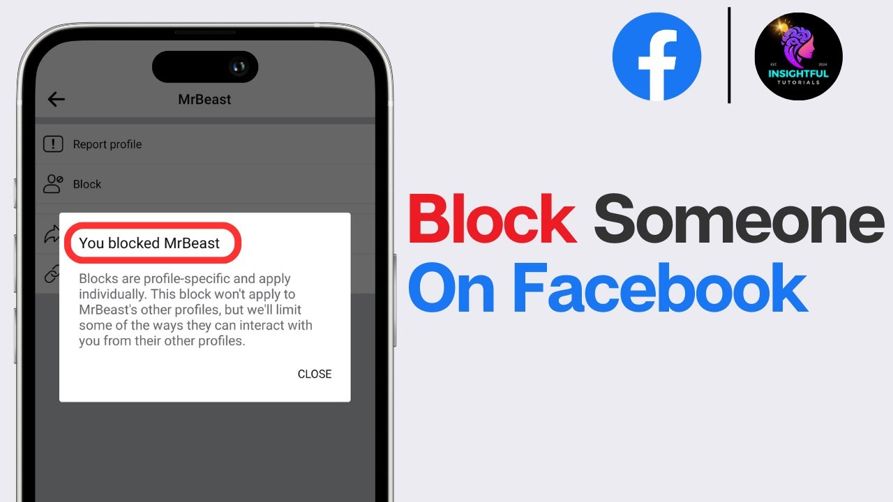 How to Block Someone on Facebook (2024) | Block Facebook Friends