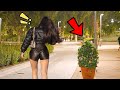 Bushman Prank: Funniest Reactions From Kids and Adults in Madrid !!