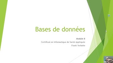 CISA 1 - Bases de données: vidéo-tutoriel 1
