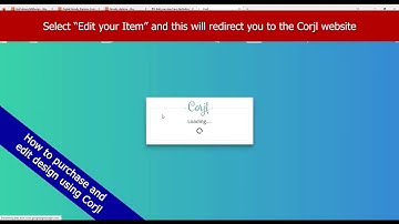 How to Purchase an Etsy Listing and Edit yourself using Corjl!
