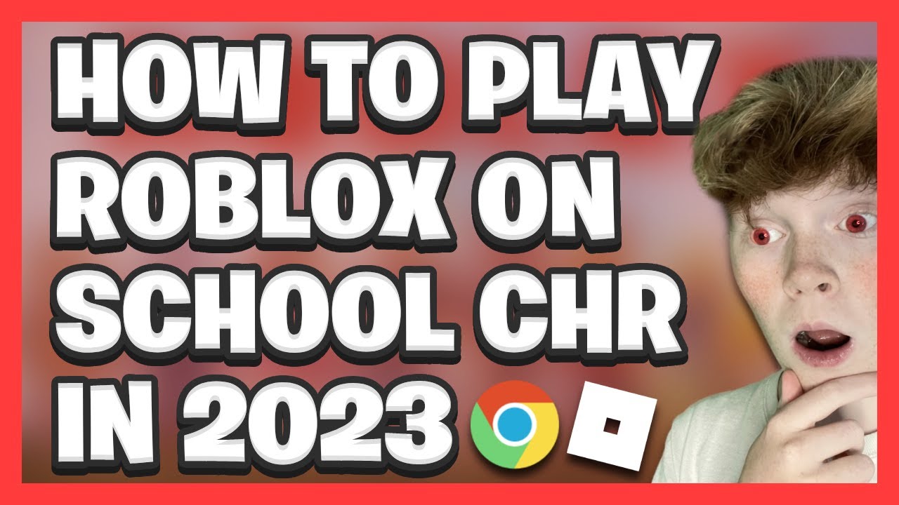How To PLAY ROBLOX ON SCHOOL CHROMEBOOK IN 2023! YouTube