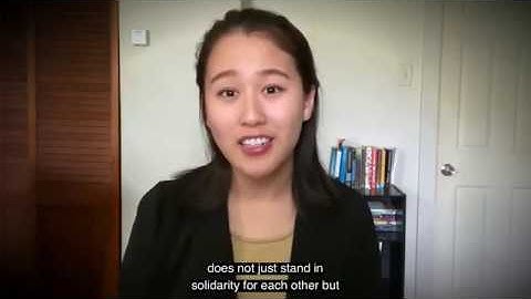 Undergraduate Student Speaker Esder Chong Addresses the Rutgers-Newark Class of 2020