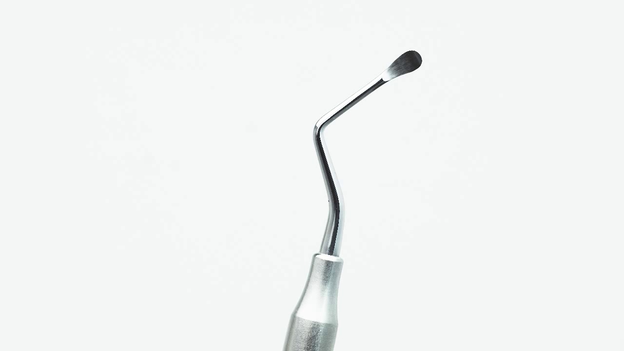 Cureta ósea Lucas #86 Para Cirugía Dental - Instrumento De Calidad Alemana, Ideal Para Laboratorio