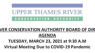 UTRCA Board of Directors' Meeting