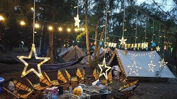 Tiệc sinh nhật theo phong cách cắm trại tại Hồ Cốc Camping.
