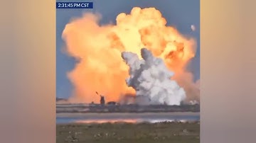 SpaceX Starship SN9 explodes on landing again... [FULL VIDEO]