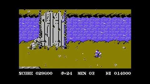 Commando (C64, 1985) #shorts