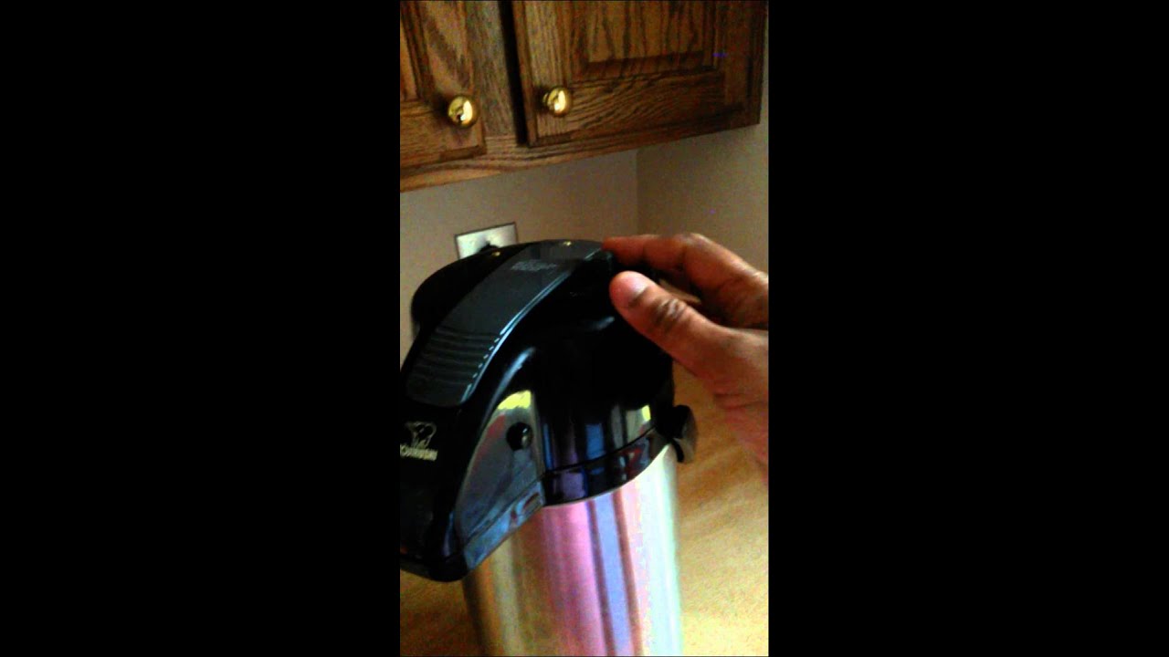 Airpot coffee and tea dispenser