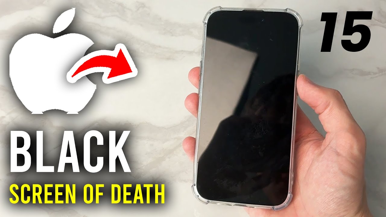 How To Fix iPhone 15 Black Screen Of Death - Step By Step - YouTube