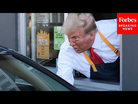 FULL VISIT: Trump Goes To McDonald's In Pennsylvania—Works Fries, Serves Customers, Takes Questions