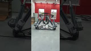 First test our new 6dof motion platform , capacity 2500kg.