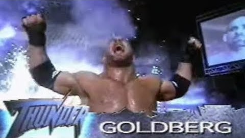 Goldberg intro video - WCW nWo Thunder (PlayStation)
