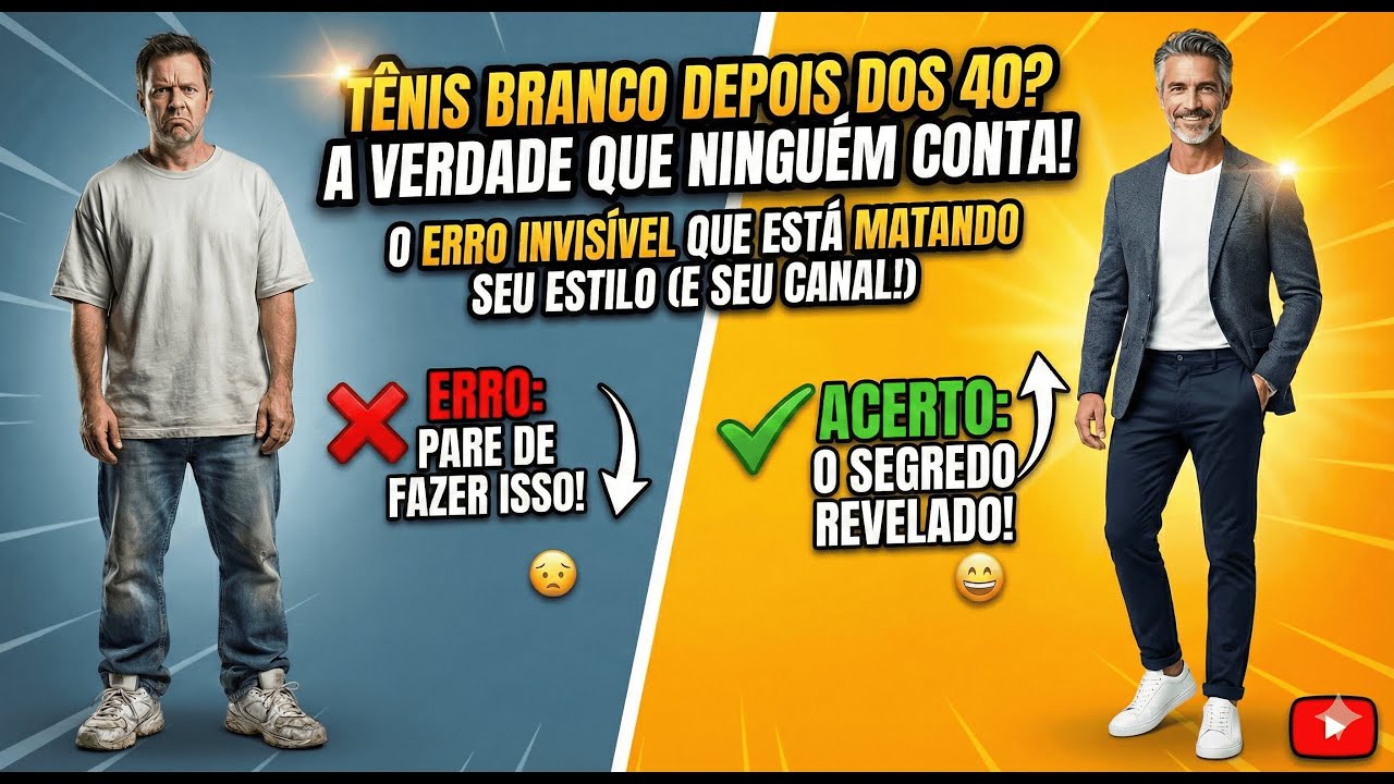 Tênis Branco Depois dos 40 Não é Moda — É um Teste de Estilo