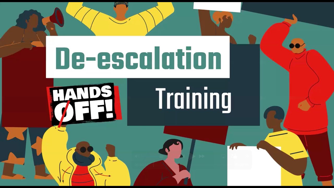 Hands Off: De-escalation and Saftey Training