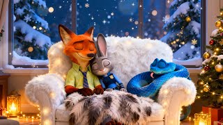 Christmas Sleep Instantly with Zootopia's Judy, Nick & Gary De'Snake ☃️ A Peaceful Piano Melody 💤 screenshot 3