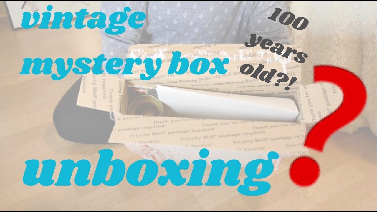 Vintage Mystery Box Unboxing- 100 Year Old Mysteries?