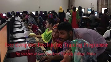 Freelancing Computer Training Programme for B Ed, B.Ed Honors, M.Ed students of the Govt. TTC, Dhaka