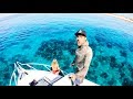 CAMPING ON THE BOAT EATING WHAT YOU CATCH Remote Islands And Amazing Weather - Ep 76