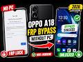 Oppo A18 FRP Bypass Without PC 🔥 Latest 2026 Method (100% Working)