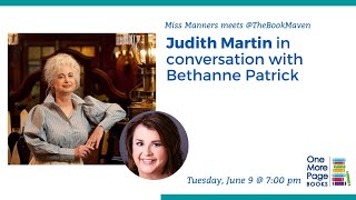 Miss Manner and Bethanne Patrick - Live Book Discussion
