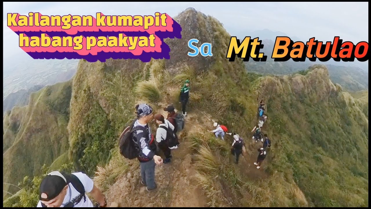 Ang dinadayong bundok sa Batangas, Mt. Batulao