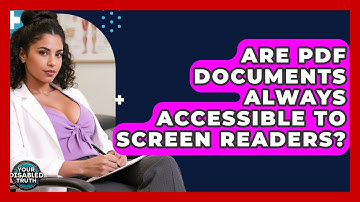 Are PDF Documents Always Accessible To Screen Readers? - Your Disabled Truth