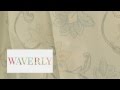 Video of Waverly Mystical Embroidery Pumice Fabric #652911