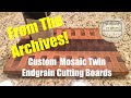 Custom mosaic cutting boards