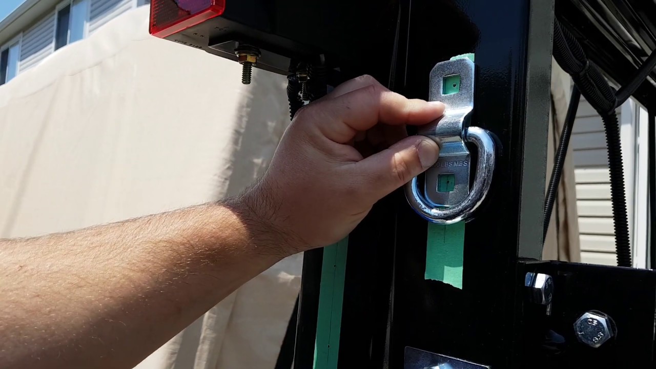 DIY Trailers - D-Ring Install - YouTube