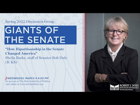 Join us for Giants of the Senate with our guest Sheila Burke