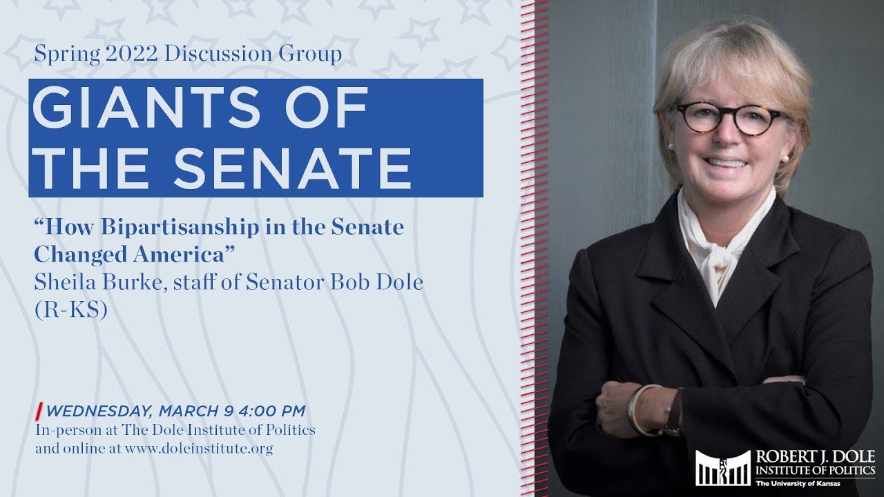 Join us for Giants of the Senate with our guest Sheila Burke
