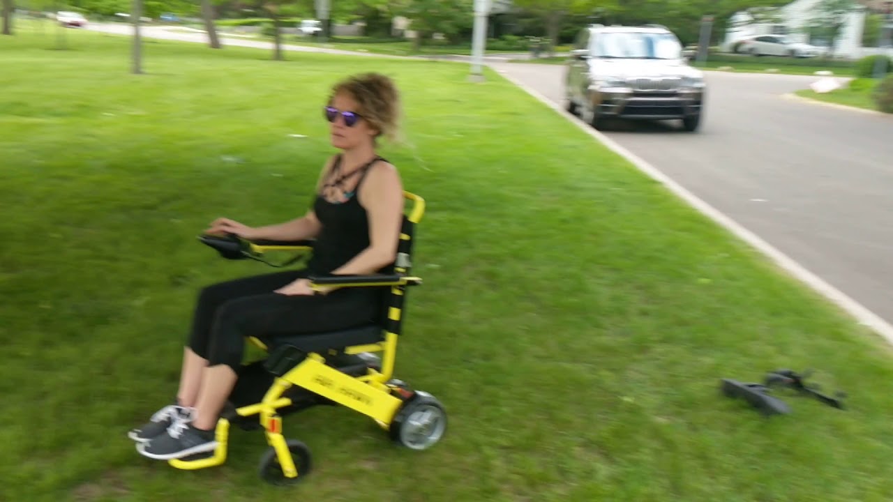 Taking The Eagle Power Wheelchair To The Park