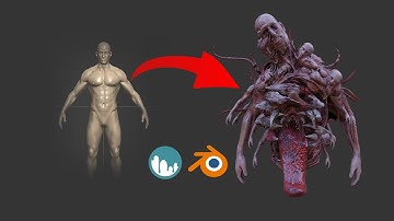 My most Terrifying Creation | 3D Coat & Blender process