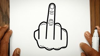 MENGGAMBAR JARI TENGAH