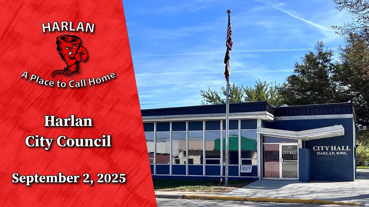 Harlan City Council Meeting - 9/2/25