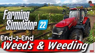Get rid of Weeds and Weeding End 2 End // Farming Simulator 22 screenshot 4