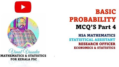 Research Officer Basic Probability MCQ
