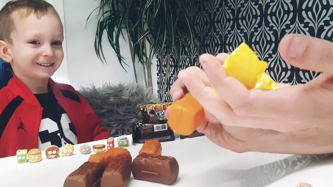 Unboxing 14 Grossery Gang Chocolate Bars Surprise of Ultra Rare Moldy Vegetables