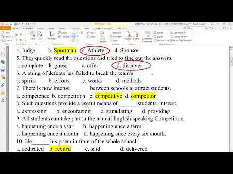 Video Kiểm Tra 15 Phút Số 2 - Tiếng Anh 11 - Unit 6 - YouTube