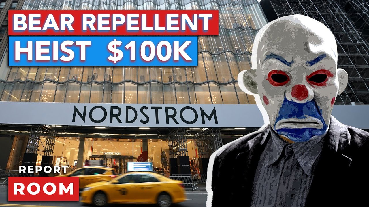 Bear Repellent Heist: Hollywood-Style Robbery Nets $100,000 in Luxury Goods! 
