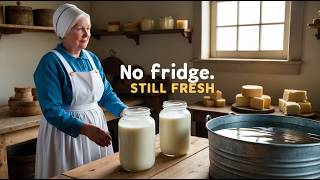 How the Amish Keep Milk Fresh Without a Fridge