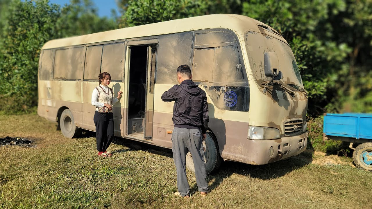 Can the girl revive an abandoned Hyundai passenger car after 20 years?
